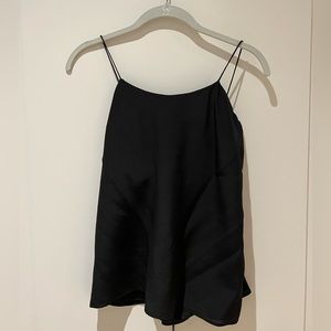 Cami NYC Silk Tie Camisole With Back Lace Detail